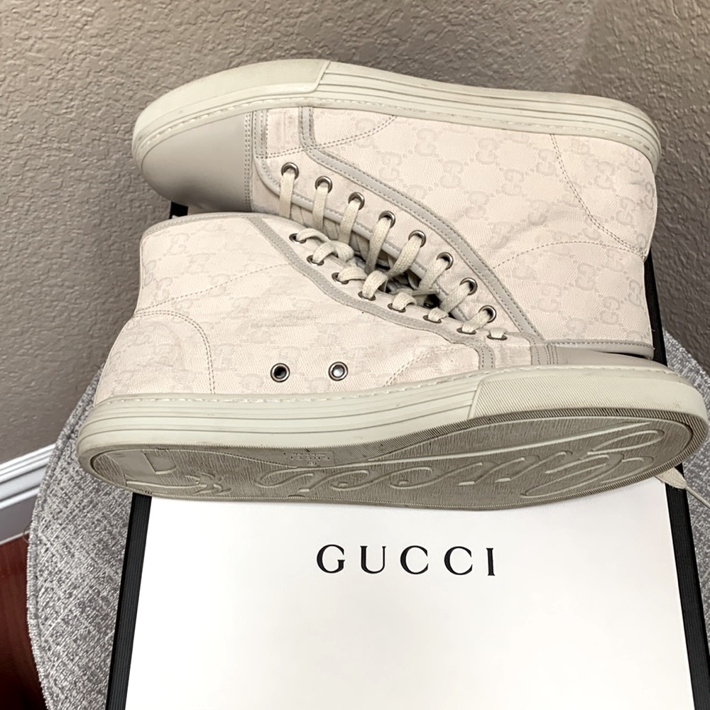 🔹Gucci GG Canvas High Top Casual Sneakers Unisex. - Picture 5 of 13